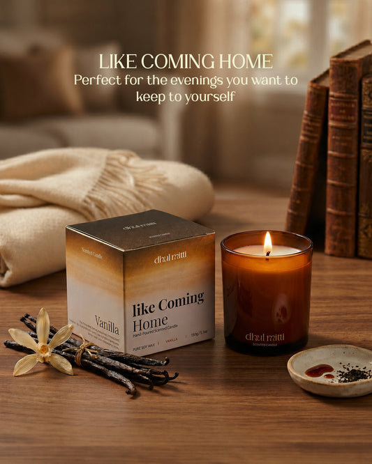 Vanilla Scented Candle | Like Coming Home