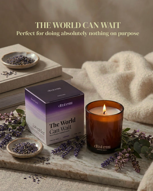 Lavender Scented Candle | The World Can Wait