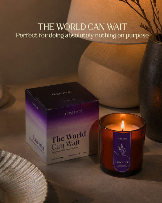 Lavender Scented Candle | The World Can Wait