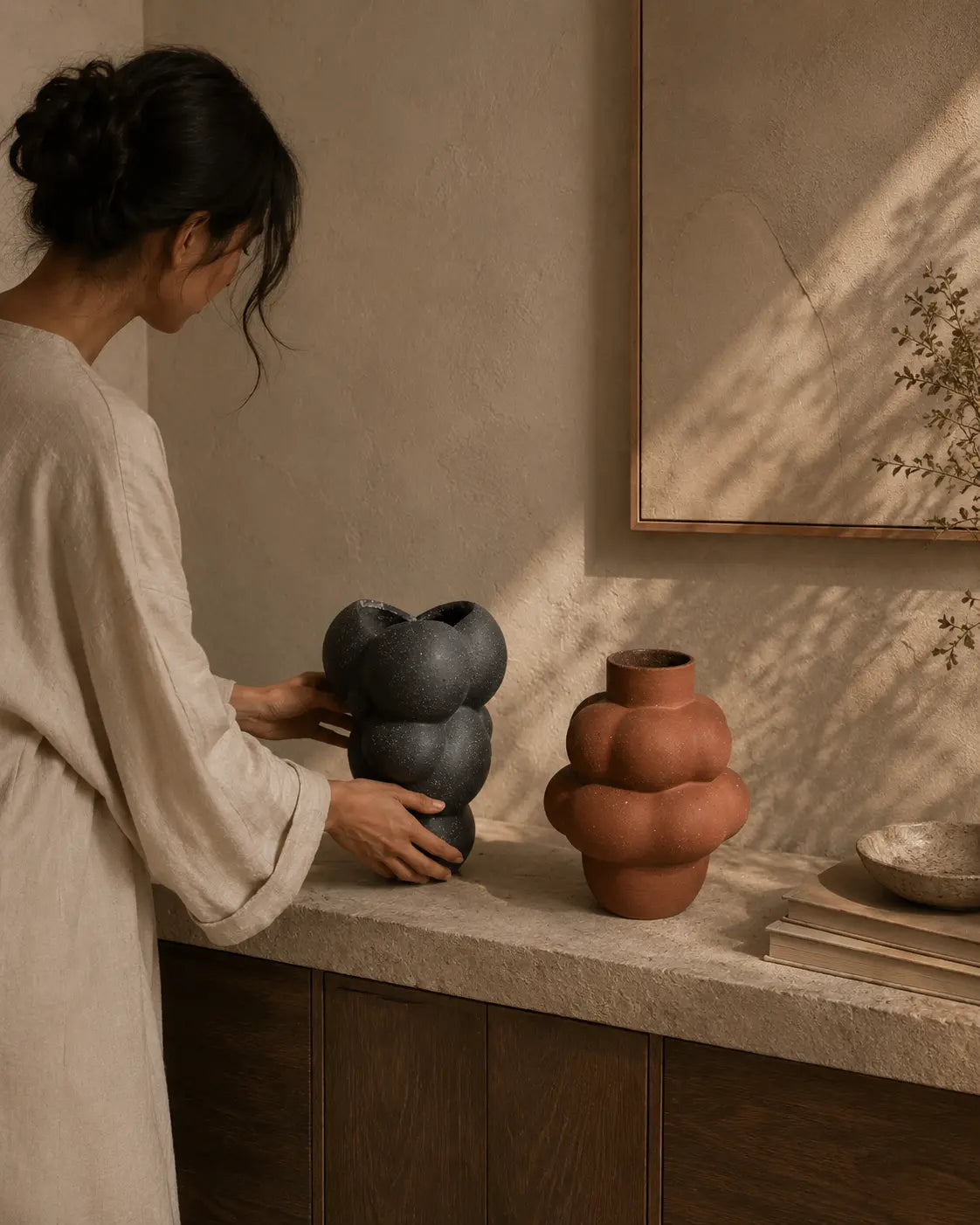 Metal Vases