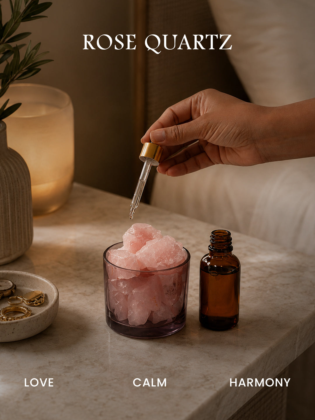 Rose Quartz Natural Stone Diffuser