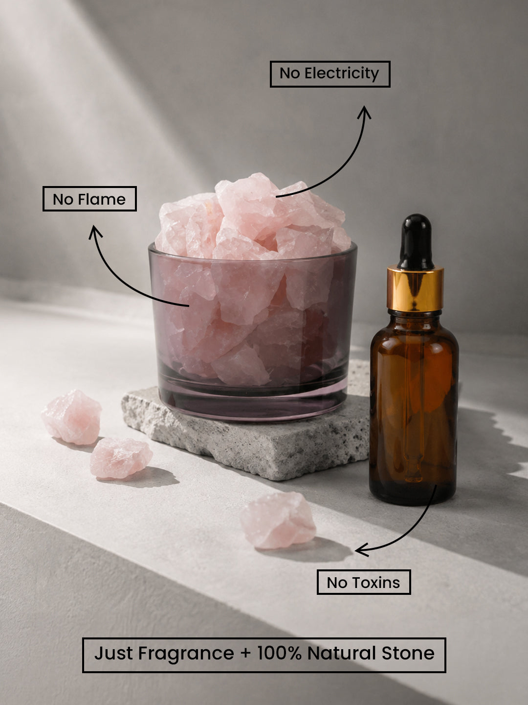 Rose Quartz Natural Stone Diffuser