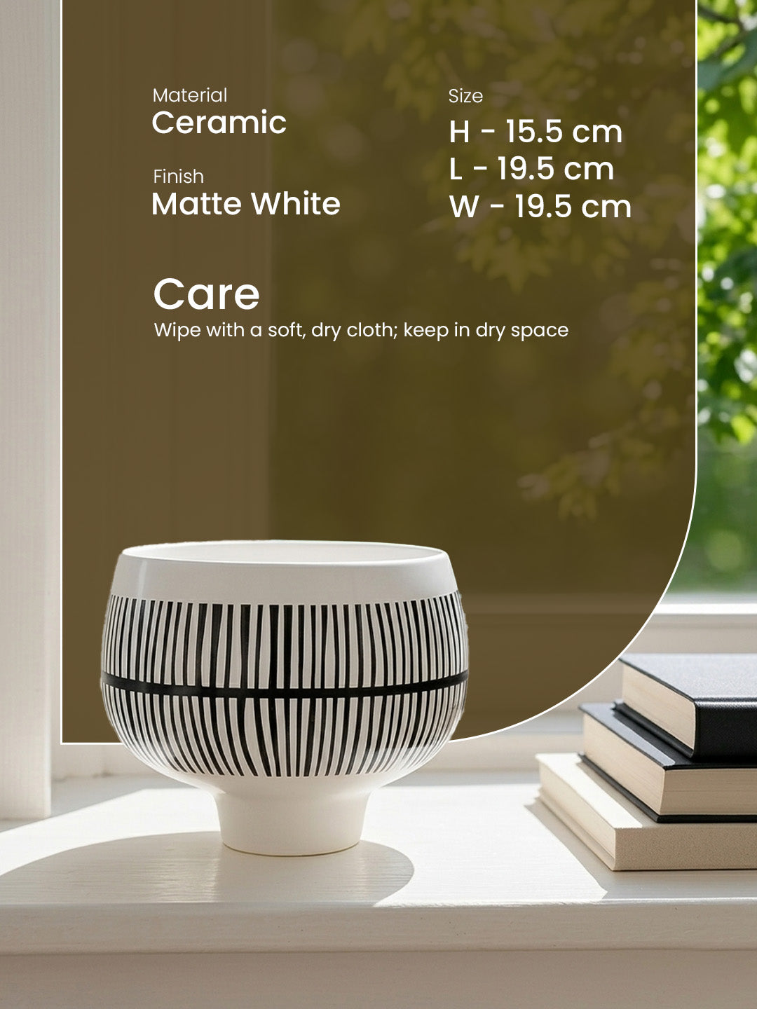 Linea Bowl — White